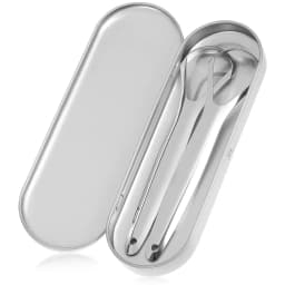 2pcs Stainless Steel Tongue Cleaners Gum Tongue Scraper for Adults Boys and Girls Tongue Care Tools Metal Tongue Scrapers family