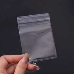 20Pcs Multi Size PVC Clear Jewelry Storage Bags Self Seal Bags Reusable for Bracelets Necklaces Rings Packaging Jewelry Display