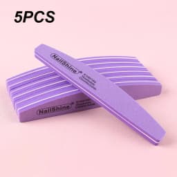 2/5/10PCS Professional Double-sided Nail File Block Colorful Sponge Nail Polish Buffing Sanding Buffer Strip Polishing Pedicure