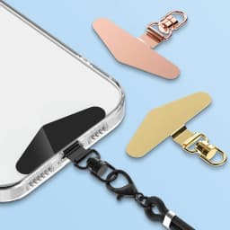 360° Rotation Metal Steel Phone Tether Tab Cell Phone Lanyard Patch Gasket Universal Cellphone Lanyard Safety Connecter Piece