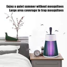 Electric Shock Mosquito Killer Lamp UV Light USB Anti Mosquito Trap For Bedroom Outdoor Camping Use Kills Moths Wasps Gnats
