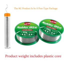 100g/50g/30g/20g/8g Low Melting Point Lead-Free Solder Wire Coil Sn99.3/Cu0.7 High Purity Soldering Wire Rosin Core Tin