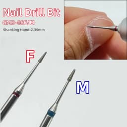 1/2Pcs Diamond Manicure Nail Drill Set Professional Manicure Pedicure Tools for Gel Polishing Removal and Dead Skin Exfoliat Bit