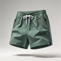 Men's Quick Dry Running Shorts with Drawstring and Zip Pockets - Ideal for Athletic Workouts and Gym Sessions