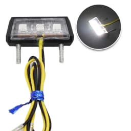 12V Motorcycle LED License Light LED Rear Tail Number Light Waterproof Motorcycle License Light LED Rear Tail Number Light