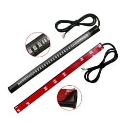 Flexible 48 LED Motorcycle Light Bar Strip Turn Signal Tail Brake for Bmw K75 Cafe Racer Retro Motorcycle Parts