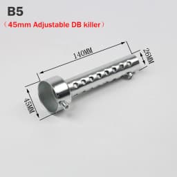 Universal Motorcycle 35mm 42mm 45mm 48mm 60mm DB Killer Exhaust Can Muffler Insert Baffle DB Killer Silencer Stainless Steel