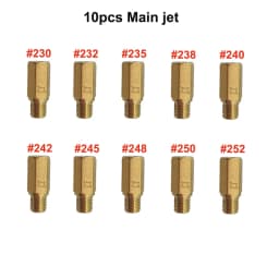 10pcs PWK PWM Jet Motorcycle Carburetor Main Jets Slow Pilot Jets For Keihin OKO CVK NSR KSR Carb Set Injector Nozzle Carburador