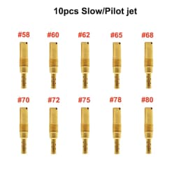 10pcs PWK PWM Jet Motorcycle Carburetor Main Jets Slow Pilot Jets For Keihin OKO CVK NSR KSR Carb Set Injector Nozzle Carburador