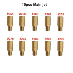10pcs PWK PWM Jet Motorcycle Carburetor Main Jets Slow Pilot Jets For Keihin OKO CVK NSR KSR Carb Set Injector Nozzle Carburador