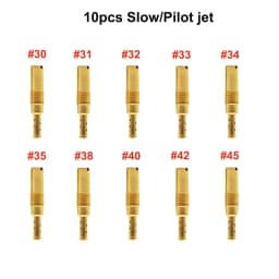 10pcs PWK PWM Jet Motorcycle Carburetor Main Jets Slow Pilot Jets For Keihin OKO CVK NSR KSR Carb Set Injector Nozzle Carburador