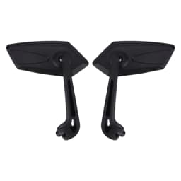 YOSOLO Motorcycle Rearview Mirrors For Cafe Racer Universal Black Motorcycle Accessories Side Mirrors