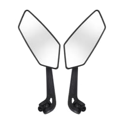 YOSOLO Motorcycle Rearview Mirrors For Cafe Racer Universal Black Motorcycle Accessories Side Mirrors