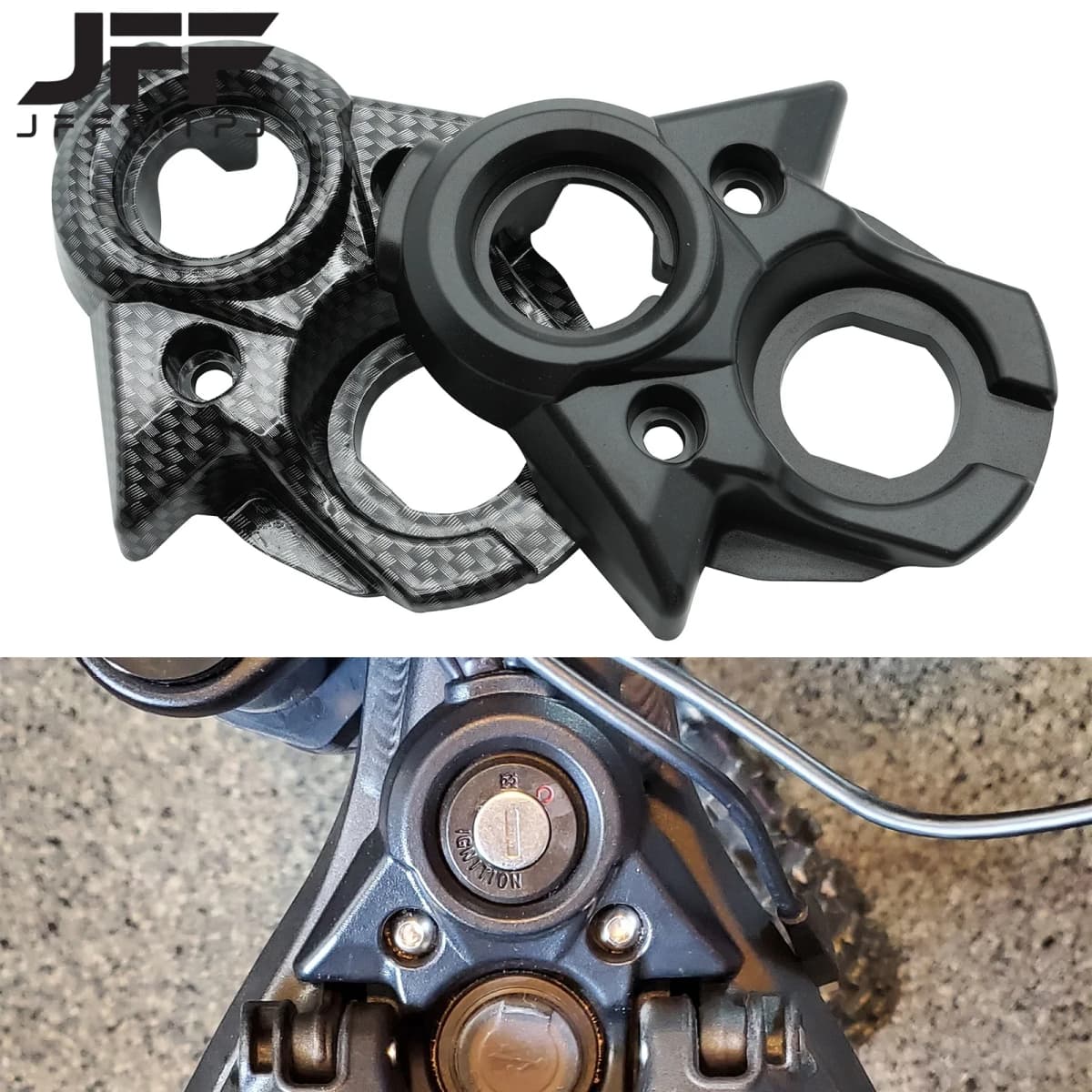 For SurRon Light Bee X Segway X260 Surron Carbon Fiber Central Control Decorative Cover Off-Road Surron Key Plate