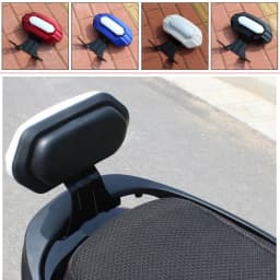 Universal Motorbike Drivers Backrest Stainless Steel Durable Back Rest Pad Passenger Seat Cushion Motorcycle Parts Accessories