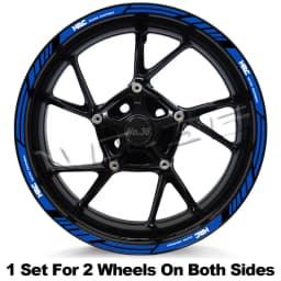 For CBR 1100 CBR1000RR 600RR 125 CBR650/500/300/250 R Motorcycle Wheel Rim Sticker Stripe Decal Tape Accessories