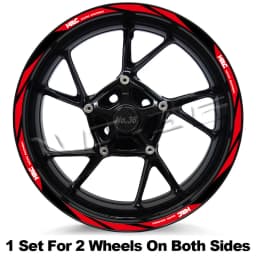 For CBR 1100 CBR1000RR 600RR 125 CBR650/500/300/250 R Motorcycle Wheel Rim Sticker Stripe Decal Tape Accessories