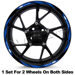 For CBR 1100 CBR1000RR 600RR 125 CBR650/500/300/250 R Motorcycle Wheel Rim Sticker Stripe Decal Tape Accessories