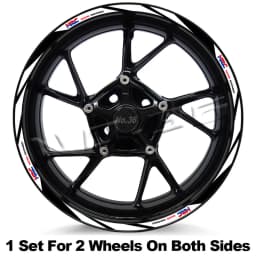 For CBR 1100 CBR1000RR 600RR 125 CBR650/500/300/250 R Motorcycle Wheel Rim Sticker Stripe Decal Tape Accessories