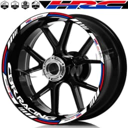 For CBR 1100 CBR1000RR 600RR 125 CBR650/500/300/250 R Motorcycle Wheel Rim Sticker Stripe Decal Tape Accessories