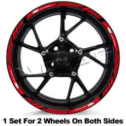 For CBR 1100 CBR1000RR 600RR 125 CBR650/500/300/250 R Motorcycle Wheel Rim Sticker Stripe Decal Tape Accessories