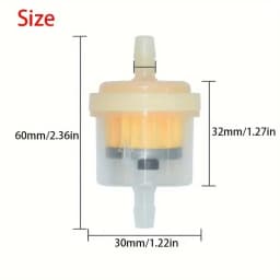 6/1pcs Universal Gasoline Gas Fuel Gasoline Oil Filter for Motorcycle Moped Scooter Motocross Gasoline Fuel Filter Accessories