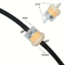 6/1pcs Universal Gasoline Gas Fuel Gasoline Oil Filter for Motorcycle Moped Scooter Motocross Gasoline Fuel Filter Accessories