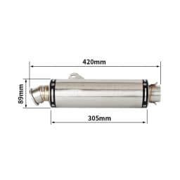 For Yamaha Tenere 700 2019 to 2022 2023 2024 2025 T7 T700 XTZ 690 Escape Slip-on Motorcycle High Position Exhaust Muffler Pipe