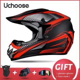 Free Gift For Adults Children Professional Off-road Helmet Motorcycle Helmet Downhill DOT Racing Motorcycle Motor Helmet
