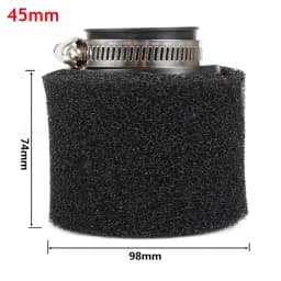 Black and Red Foam Air Filter 35mm 38mm 42mm 45mm 48mm 50mm 60mm Sponge Cleaner Moped Scooter Dirt Pit Bike Motorcycle