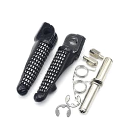 For Kawasaki ZX6R ZX636 ZX9R ZX10R ZX14 ZX-14 Z750 Z1000 ZZR1200 GTR1400 ZZR1400 ER6N Motorcycle Front Rear Footrests Foot pegs