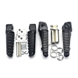 For Kawasaki ZX6R ZX636 ZX9R ZX10R ZX14 ZX-14 Z750 Z1000 ZZR1200 GTR1400 ZZR1400 ER6N Motorcycle Front Rear Footrests Foot pegs