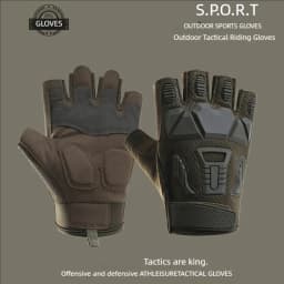 Motorcycle riding gloves men's tactical gloves half finger outdoor non-slip protective sports training military Cycling gloves
