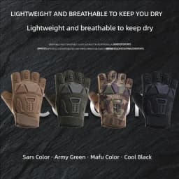 Motorcycle riding gloves men's tactical gloves half finger outdoor non-slip protective sports training military Cycling gloves