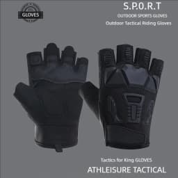 Motorcycle riding gloves men's tactical gloves half finger outdoor non-slip protective sports training military Cycling gloves