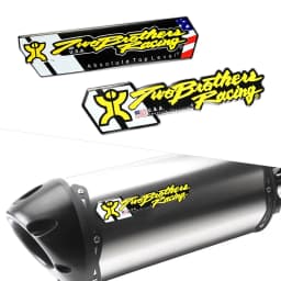 Motorcycle Exhaust Pipe Aluminium Decals Racing Muffler Stickers Accessories Emblem Waterproof For Arr-ow Leo-Vince MI-VV