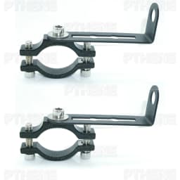 10mm Metal Turn Signal Light Clamp Mount Bracket Holder Indicator Blinker Fixing Threaded Type for Scooters Motorcycles Bicycles