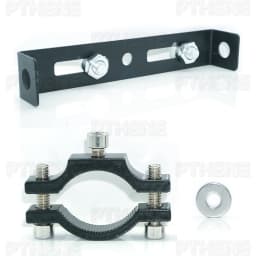 10mm Metal Turn Signal Light Clamp Mount Bracket Holder Indicator Blinker Fixing Threaded Type for Scooters Motorcycles Bicycles