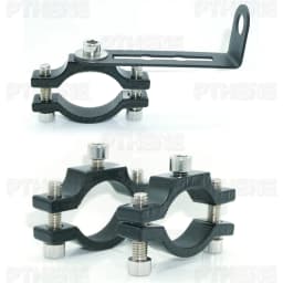 10mm Metal Turn Signal Light Clamp Mount Bracket Holder Indicator Blinker Fixing Threaded Type for Scooters Motorcycles Bicycles