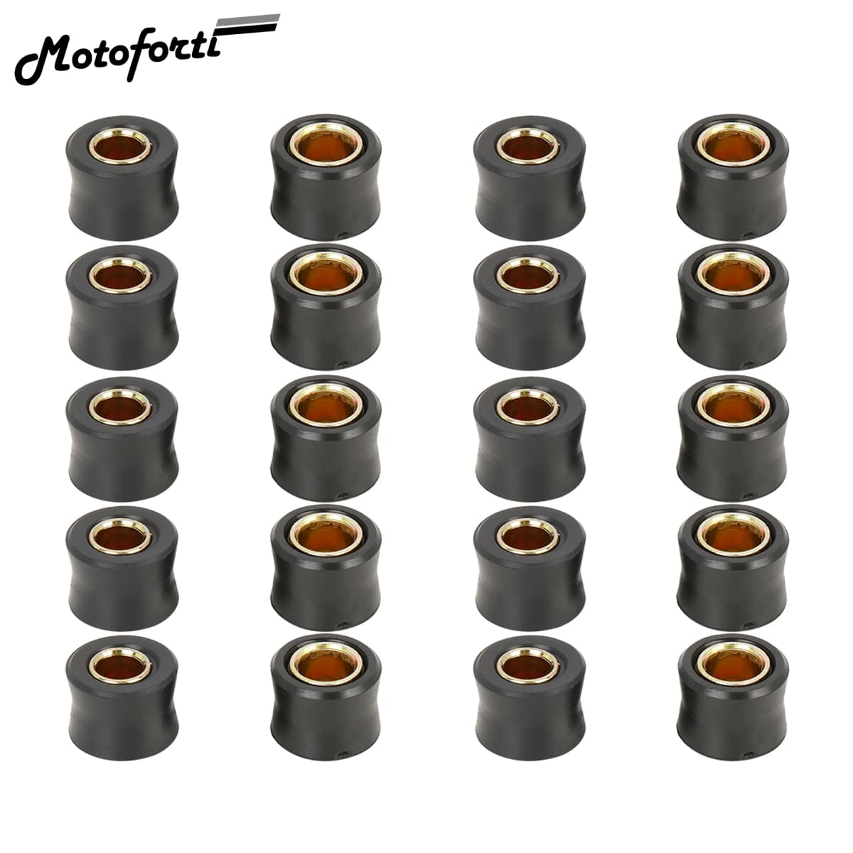 Motoforti 10mm 12mm 13mm Motorcycle Scooter Rear Shock Absorber Bushing Rubber Ring Wheel Damper Bush Bushing 2/4/5/6/10 Pcs