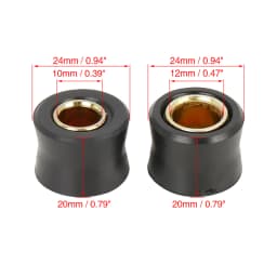 Motoforti 10mm 12mm 13mm Motorcycle Scooter Rear Shock Absorber Bushing Rubber Ring Wheel Damper Bush Bushing 2/4/5/6/10 Pcs
