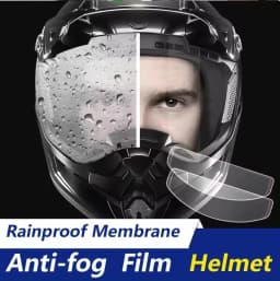 Universal Motorcycle Helmet Rainproof Film Safety Driving Durable Nano Coating Sticker Anti-Fog Film Moto Helmets Accessories