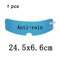 Universal Motorcycle Helmet Rainproof Film Safety Driving Durable Nano Coating Sticker Anti-Fog Film Moto Helmets Accessories