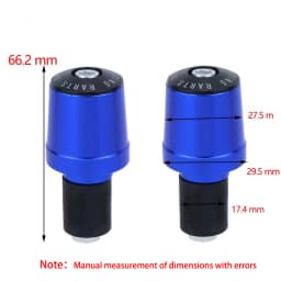 Universal Motorcycle Handlebar Grips Ends Motocross Handle Plug Weights Anti Vibration Slider Plug For Options
