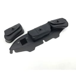 Motorcycle 3-Pocket Windshield Batwing Fairing Pouch Bag For Harley Electra Street Glide Touring 1996-2013