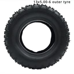 6 Inch Tires Front 4.10-6 Rear 13x5.00-6 Inner Tube Outer Tyre for 47cc 49cc Small ATV Go Kart Mini Quad Bike Snowmobile Parts