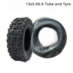6 Inch Tires Front 4.10-6 Rear 13x5.00-6 Inner Tube Outer Tyre for 47cc 49cc Small ATV Go Kart Mini Quad Bike Snowmobile Parts