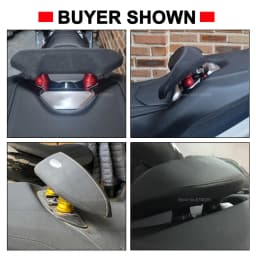 For Yamaha XMAX 2018-2023 XMAX300 Passenger Backrest Heightening Riser For XMAX125 XMAX400 Motorcycle Rear Seat Cushion Heighten