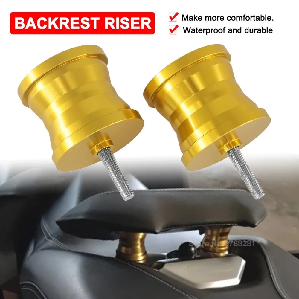 For Yamaha XMAX 2018-2023 XMAX300 Passenger Backrest Heightening Riser For XMAX125 XMAX400 Motorcycle Rear Seat Cushion Heighten