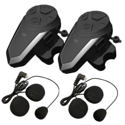 BT-S3NS Motorcycle Helmet Intercom Moto Helmet BT5.0 Headset Waterproof Intercomunicador BT Interphone FM